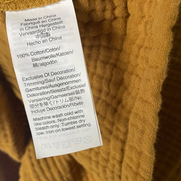 Madewell Smocked Swing Top Size XXS - Picture 5 of 6